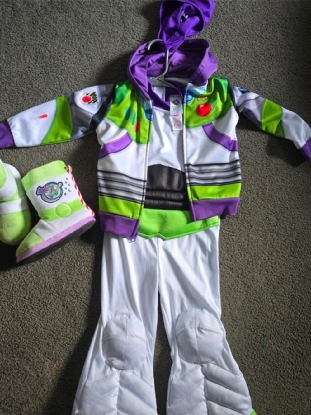 Disney Buzz Lightyear Costume Hoodie Set - With Boots